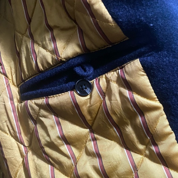 Banana Republic Blue and Black Varsity Jacket - Picture 9 of 13